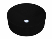 Раковина для ванної Miraggio Ellel Ø46 см кварцовий пісок Mirastone чорний 0000989