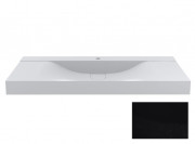 Раковина для ванной Miraggio Fly 1200 кварцевый песок Mirastone черный 0001455