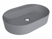 Раковина для ванной Miraggio France 60х40 см кварцевый песок Mirastone серый 0000995