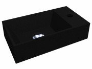 Раковина для ванної Miraggio Copper 400 кварцовий пісок Mirastone чорний 0000957