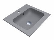 Раковина для ванної Miraggio Della 500 кварцовий пісок Mirastone сірий 0000985