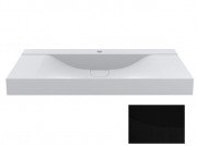 Раковина для ванної Miraggio Fly 1000 кварцовий пісок Mirastone чорний 0001448