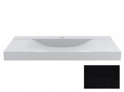 Раковина для ванной Miraggio Fly 1200 кварцевый песок Mirastone черный 0001455