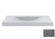 Раковина для ванної Miraggio Fly 1200 кварцовий пісок Mirastone сірий 0001449