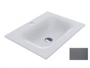 Раковина для ванної Miraggio Jessel 600 кварцовий пісок Mirastone сірий 0001463