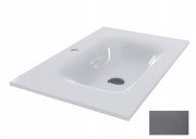 Раковина для ванной Miraggio Jessel 700 кварцевый песок Mirastone серый 0001465