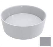 Раковина для ванної Miraggio Lola Ø45 см кварцовий пісок Mirastone сірий 0001472