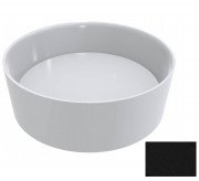 Раковина для ванної Miraggio Lola Ø45 см кварцовий пісок Mirastone чорний 0001473