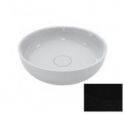 Раковина для ванної Miraggio Moon Ø40 см кварцовий пісок Mirastone чорний 0001304