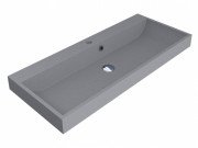 Раковина для ванної Miraggio Varna 1000 кварцовий пісок Mirastone сірий 0000983