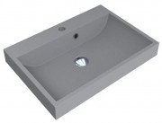 Раковина для ванної Miraggio Varna 600 кварцовий пісок Mirastone сірий 0000448