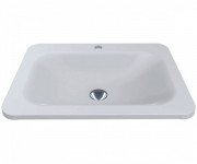 Раковина для ванної Miraggio California 61,4x45,6 см кварцовий пісок Mirastone білий 0000389