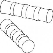 Накладки для ручек TECE пластик 720153