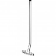 Трубка медная для подключения радиаторов TECE TECEflex 14х15 L=770 мм Т-образная никелированная 715223