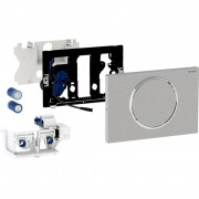 Кнопка змиву Geberit Sigma 10 живлення від батарейок з радіоприймачем нержавіюча сталь матова 115.869.SN.6