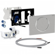 Кнопка смыва Geberit Sigma 10 с электронным управлением нержавеющая сталь матовая 115.864.SN.6