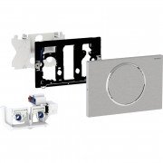 Кнопка змиву Geberit Sigma 10 живлення від мережі з радіоприймачем нержавіюча сталь матова 115.867.SN.6