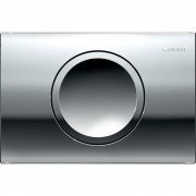 Кнопка смыва Geberit Delta15 смыв/стоп пластик хром глянцевый 115.109.21.1