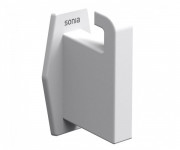 Гачок для ванної Sonia Luce одинарний латунь білий матовий 182718