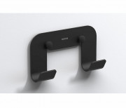 Крючок для ванной Sonia Quick двойной алюминий черный матовый 185276