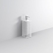 Диспенсер для рідкого мила Sonia Luce латунь/акрилове скло білий 182725