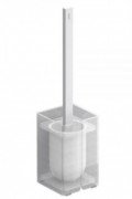 Ершик для унитаза Sonia Luce напольный латунь/акриловое стекло белый 182756
