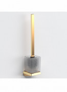 Ершик для унитаза Sonia S7 подвесной латунь/стекло золото 164974