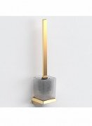 Єршик для унітазу Sonia S7 підвісний латунь/скло золото 164974