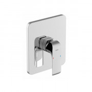 Змішувач для душу Ravak Flat вбудований одноважільний глянсовий хром X070124