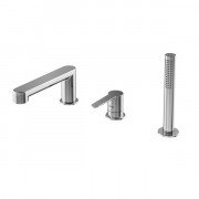 Змішувач на борт ванни Ravak Puri на 3 отвори глянсовий хром X070142