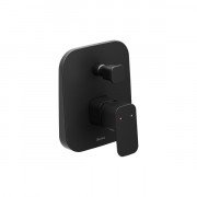 Смеситель для душа Ravak 10° Free black встраиваемый однорычажный черный матовый X070156