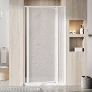 Душевые двери Ravak Supernova SDOP 90х195 см профиль белый/пластик Pearl 03V701O211