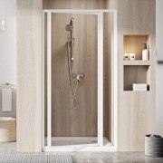 Душевые двери Ravak Supernova SDOP 90х195 см профиль белый/прозрачное стекло 03V701O2Z1