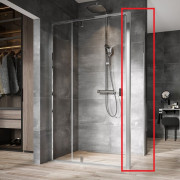 Душова бічна стінка Ravak Nexty NPSS 100х195 см полірований алюміній/прозоре скло 90OA0C00Z1