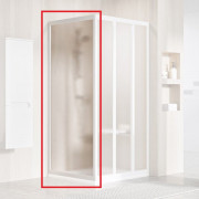 Душевая боковая стенка Ravak Supernova APSS 90х198 см профиль белый/стекло Grape 940701R2ZG