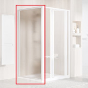 Душова бокова стінка Ravak Supernova PSS 75х195 см профіль білий/скло Grape 940301O2ZG