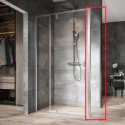 Душова бічна стінка Ravak Nexty NPSS 100х195 см профіль сатин/прозоре скло 90OA0U00Z1