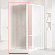 Душевая боковая стенка Ravak Supernova PSS 75х195 см профиль белый/пластик Pearl 940301O211