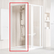 Душевая боковая стенка Ravak Supernova PSS 80х195 см профиль белый/прозрачное стекло 940401O2ZG