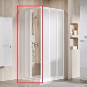 Душевые двери Ravak Supernova ASRV3 90х198 см профиль белый/пластик Pearl 15V701R211