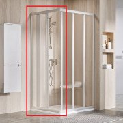 Душевые двери Ravak Supernova ASRV3 90х198 см профиль сатин/стекло Grape 15V70UR2ZG