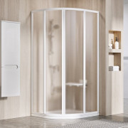 Душовий куточок Ravak Supernova SKCP4 80х80 см профіль білий/скло Grape 3114O102ZG