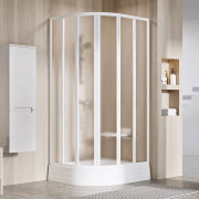 Душовий куточок Ravak Supernova SKKP6 80х80 см профіль білий/скло Grape 3204O102ZG