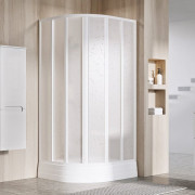 Душовий куточок Ravak Supernova SKKP6 80х80 см профіль білий/пластик Pearl 3204O10211