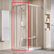 Душові двері Ravak Supernova ASRV3 90х198 см профіль сатин/прозоре скло 15V70UR2Z1