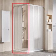 Душові двері Ravak Supernova ASRV3 75х198 см профіль сатин/пластик Pearl 15V30UR211