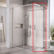 Душевые двери Ravak Blix Slim BLSRV2K 80х195 см полированный алюминий/прозрачное стекло X1XM40C00Z1