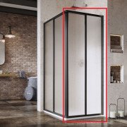 Душові двері Ravak Supernova SRV2-S 90х195 см профіль чорний/скло 14V703O2ZG