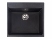 Мойка для кухни Miraggio Lagoon 54,1х51,1 см кварцевый песок Mirastone черный 0001039