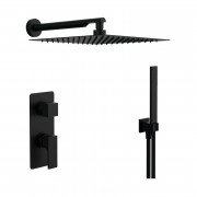 Душова система Mariani Avenue з одноважільний змішувач і верхнім душем чорний матовий 17BAV P2 QX30.14